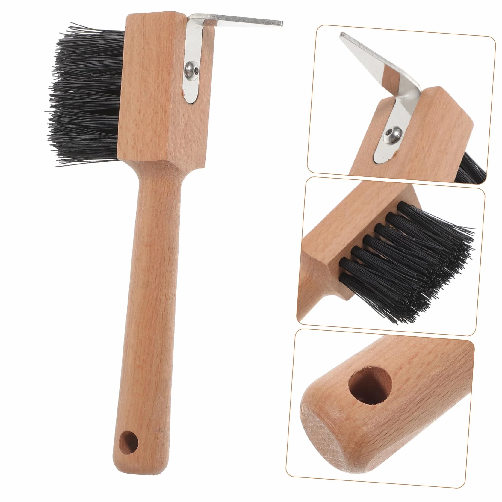 Toyvian Brosse À Sabots Pour Chevaux Et Bovins Outil De Réparation Portable 6.69x3.94x1.18in
