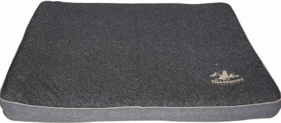 Tyrol Master T80 Comfort Yellowstone, Matelas pour Chien de Sol, Accessoire Usage Intérieur, Lavable en Machine à 30°, Double Face & Déhoussable, pour Moyens & Grands Chiens, 80x60x7 cm