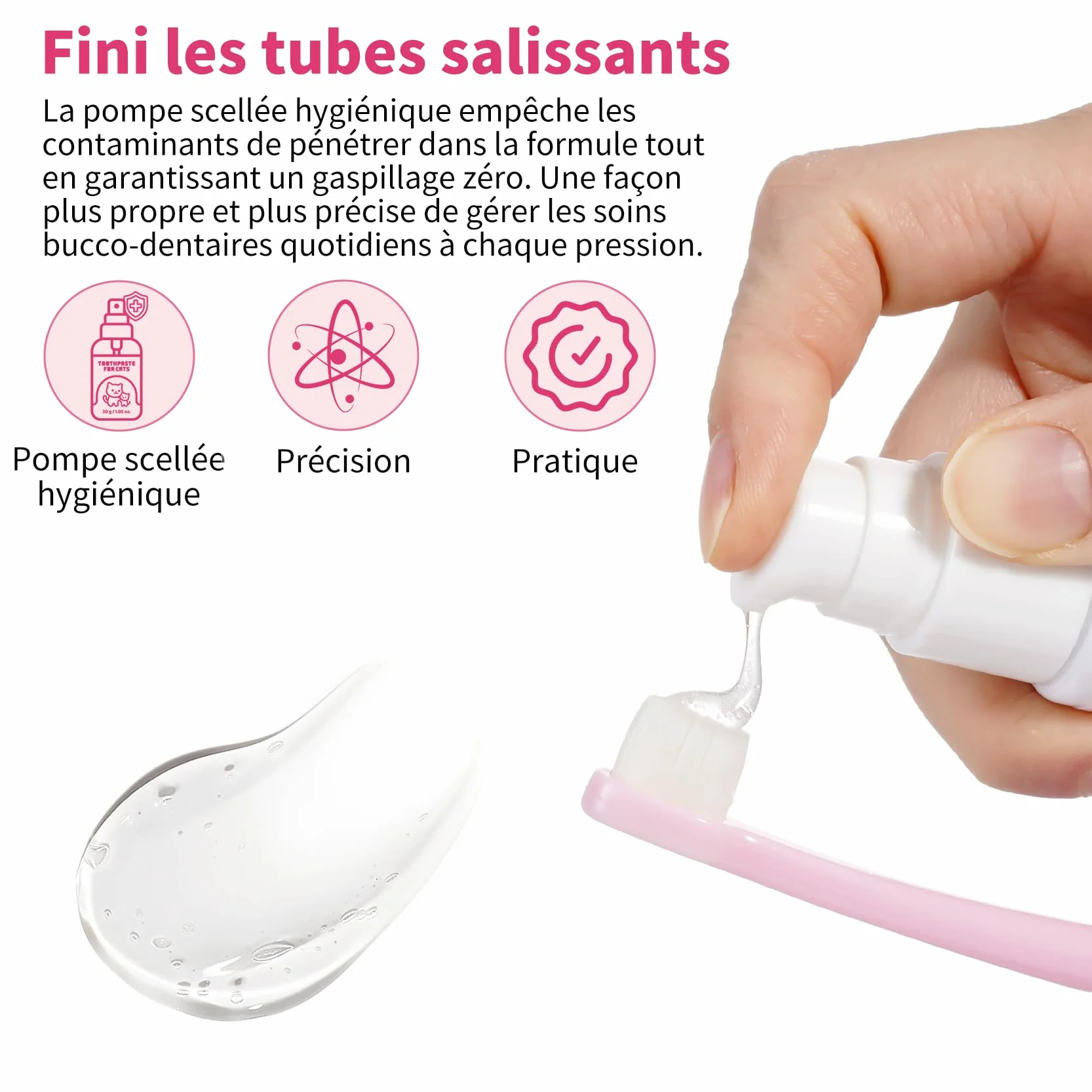 Dentifrice Enzymatique pour Chats - Kit Dentaire 30g