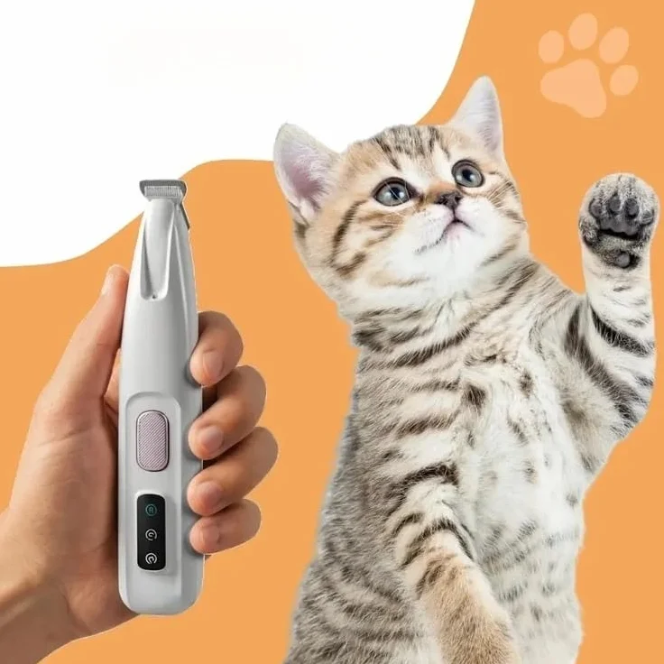 Patounet Tondeuse de Précision pour Chat Blanc
