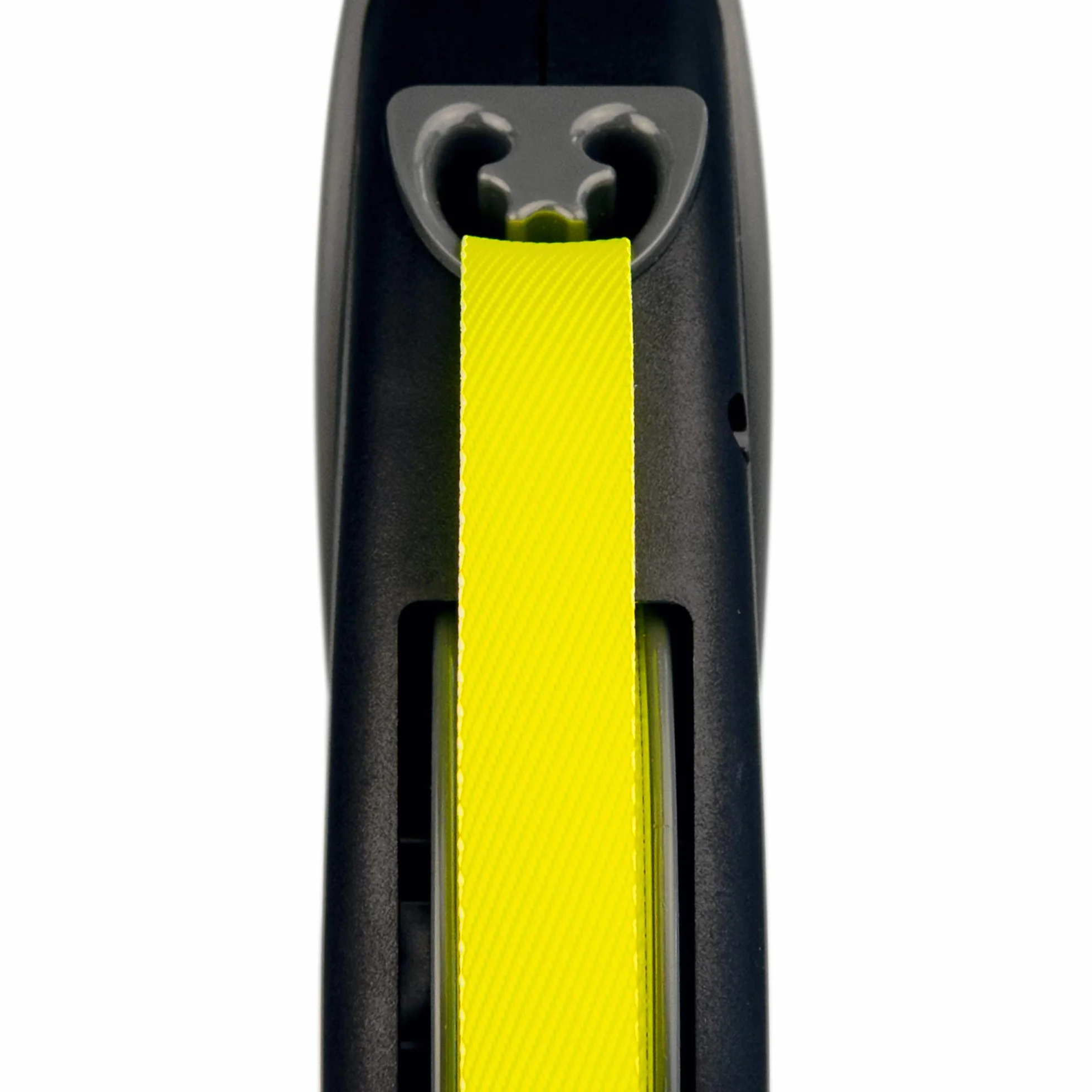 flexi® Giant Professional Laisse rétractable à sangle 10 m chiens jusqu'à 50 kg Noir jaune fluo