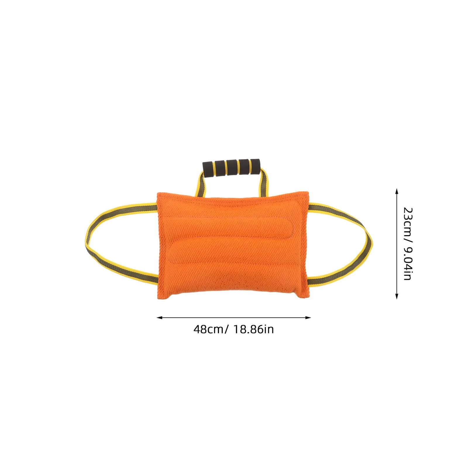 Manchon Résistant aux Morsures pour Dressage de Chiens Mordants Coussin à Mâcher Professionnel en Tissu Doux Orange