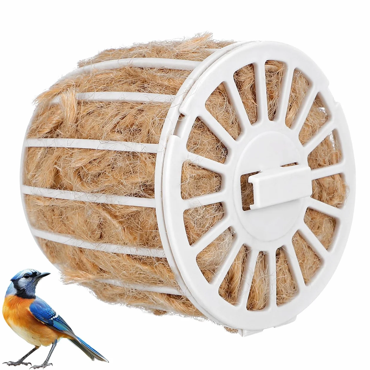 HEMOTON Matériaux de Nidification Souples en Coton et Jute pour Cage à Canari