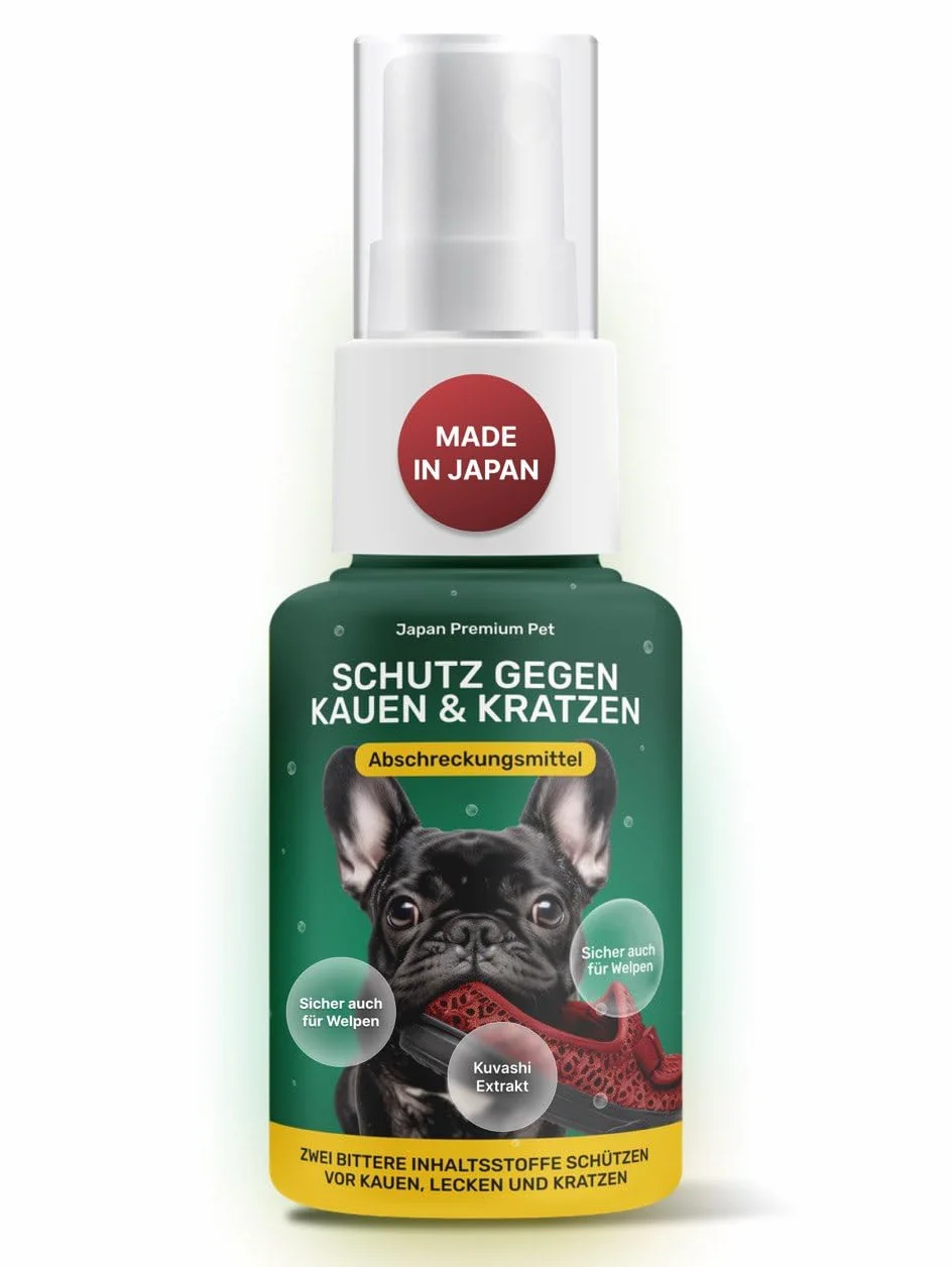 Spray Correcteur de Comportement pour Chien | Spray Répulsif Anti-Mordillage | Spray d'Éducation Naturel Amer Sans Alcool 100 ml