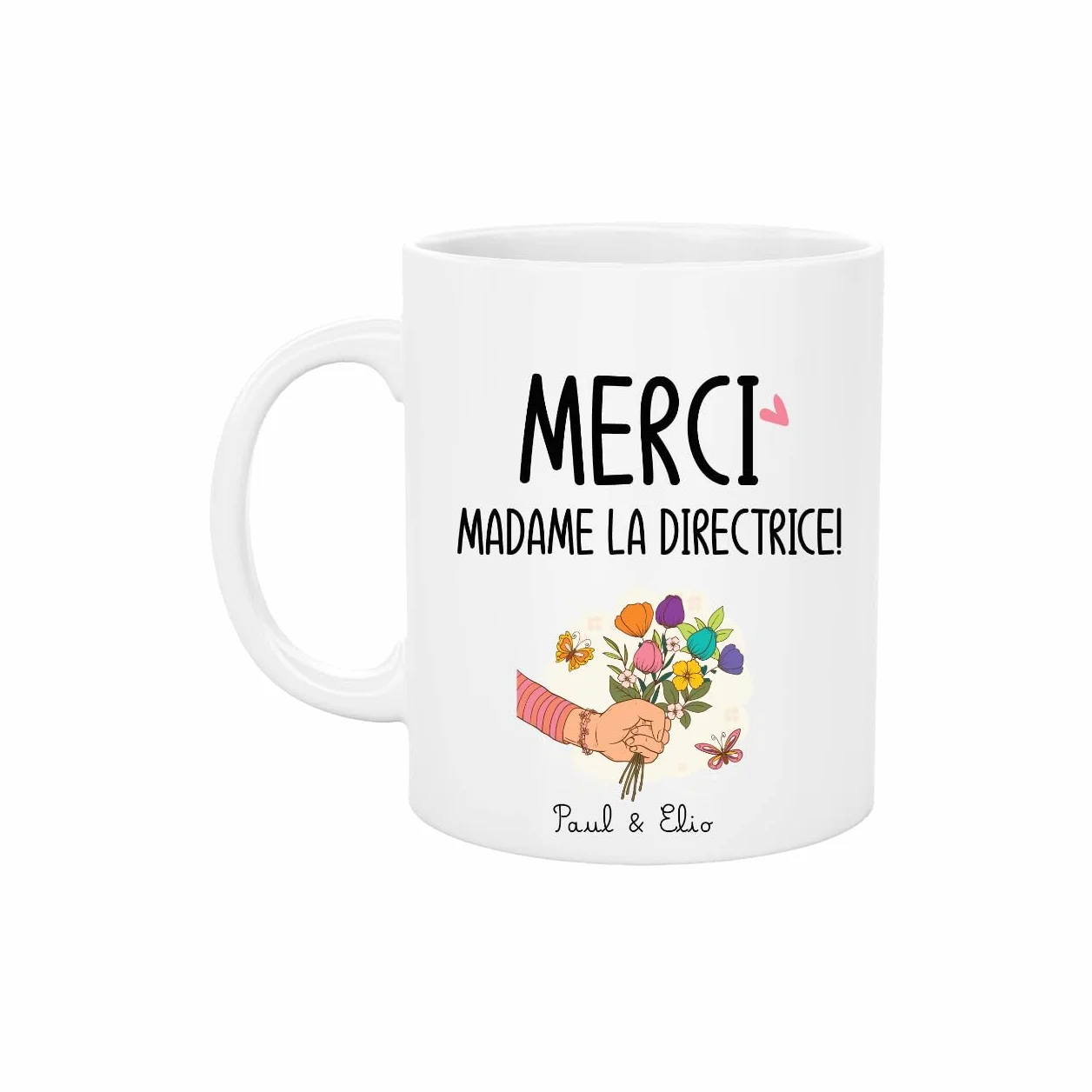 Mug Céramique Personnalisé Prénom Enfant 330 ml Cadeau Fin d’Année Scolaire