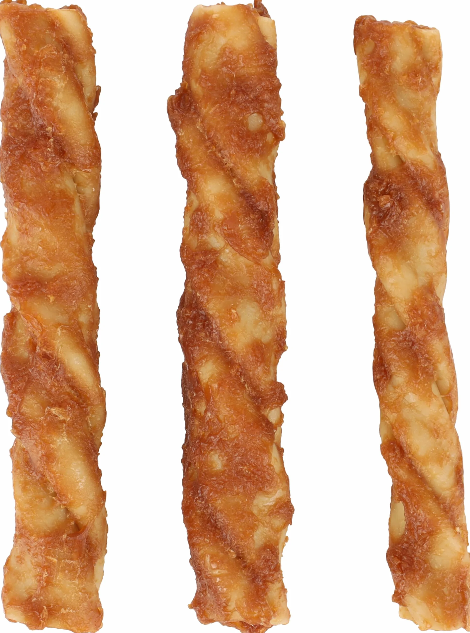 Flamingo Friandise Chien Bâtonnet sans Peau Bovine au Poulet & Beurre de cacahuète 12,5cm 120g