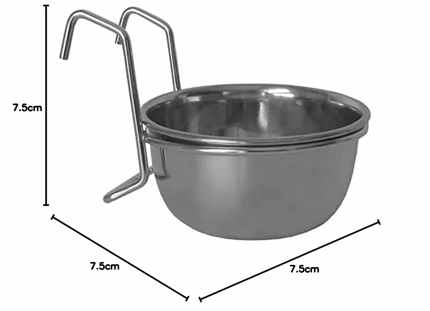TYROL ECUELLE INOX A SUSPENDRE 7,5CM 170ML