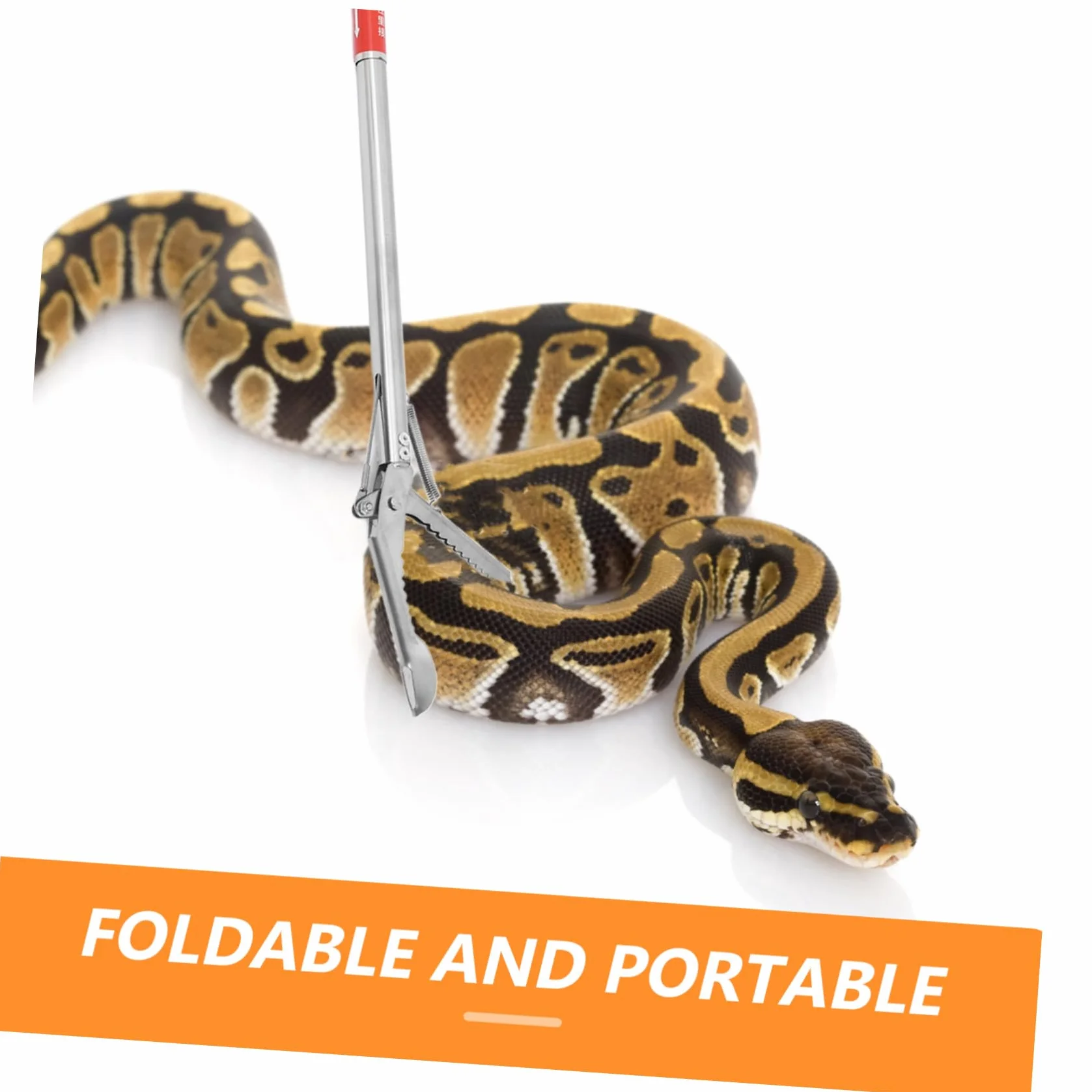 Pince à Serpent Pliable en Acier Inoxydable 3 Sections Longue Portée HANABASS