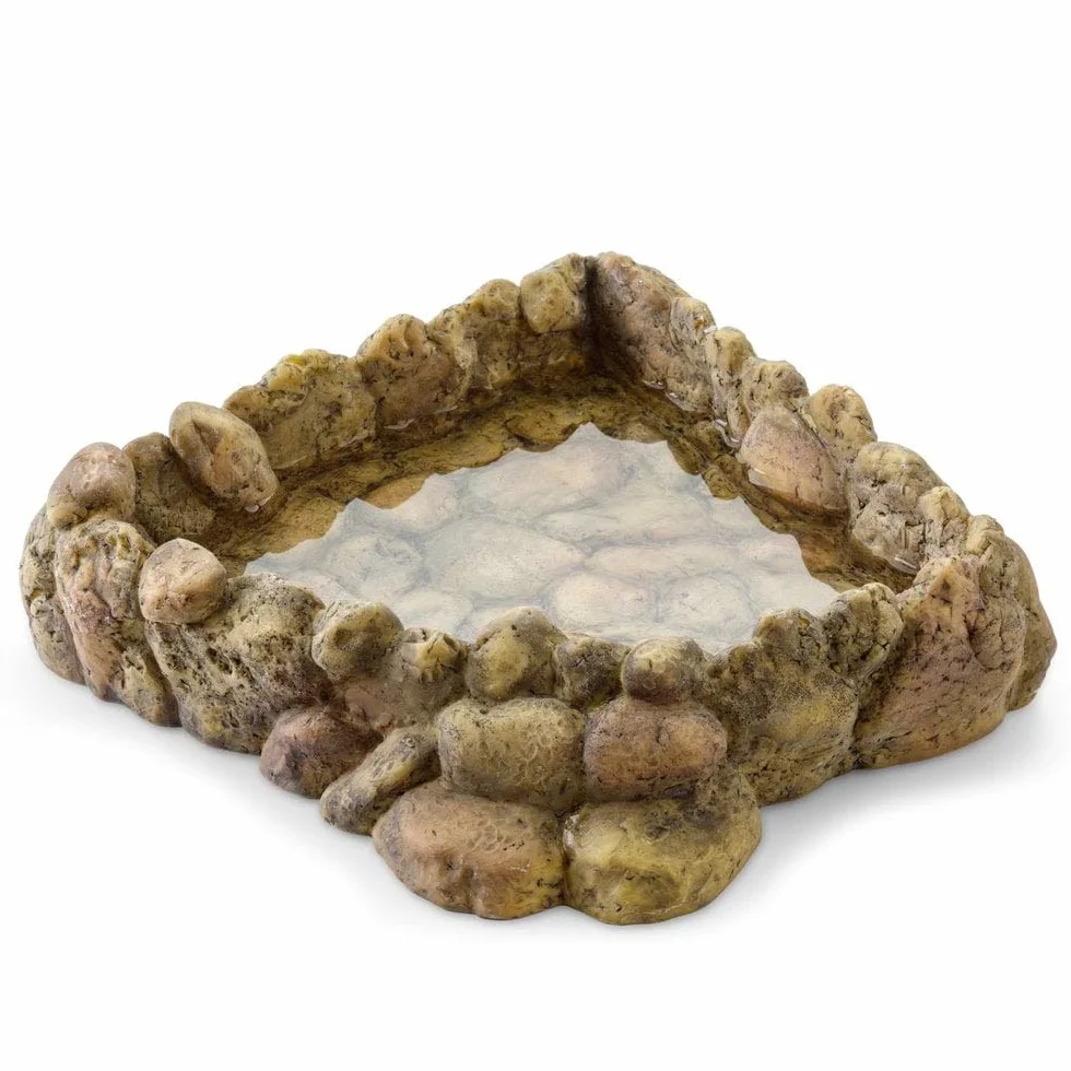 Exo Terra Corner Water Dish Bol à Eau d'angle pour Reptiles Taille XL