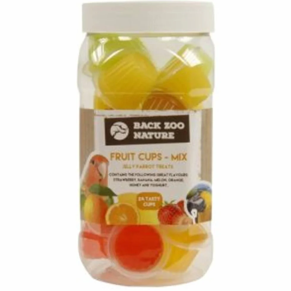 Assortiment de Fruits Cups Jelly Parrot Friandises 24 pièces
