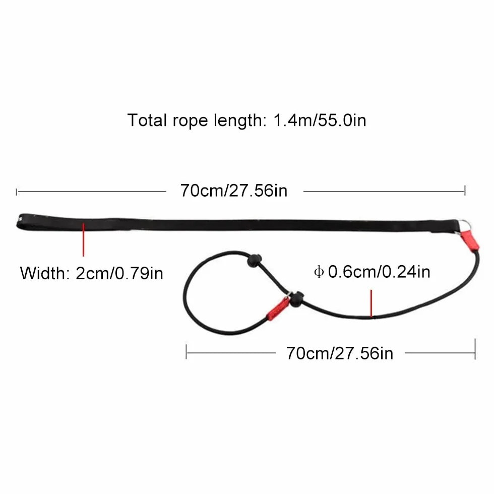 Laisse Dressage Rembourrée Corde,1,4 m Laisse de Contrôle Professionnelle avec 2 Poignées pour Chien Chiots de Petite Taille Moyenne