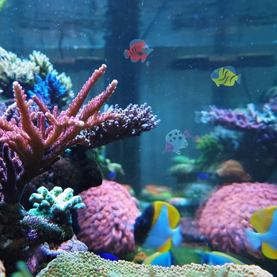 Poissons Artificiels en Mouvement Poissons Flottants en Plastique Ornement de Poisson Réaliste Décorations d'Aquarium (20 Pcs)