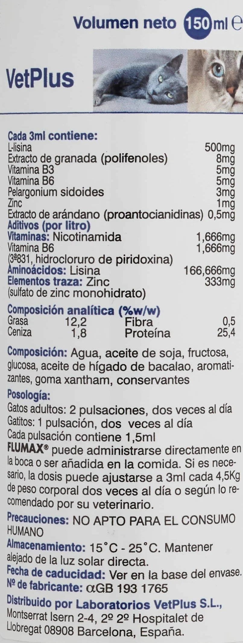 Vetplus Flumax 150 ml