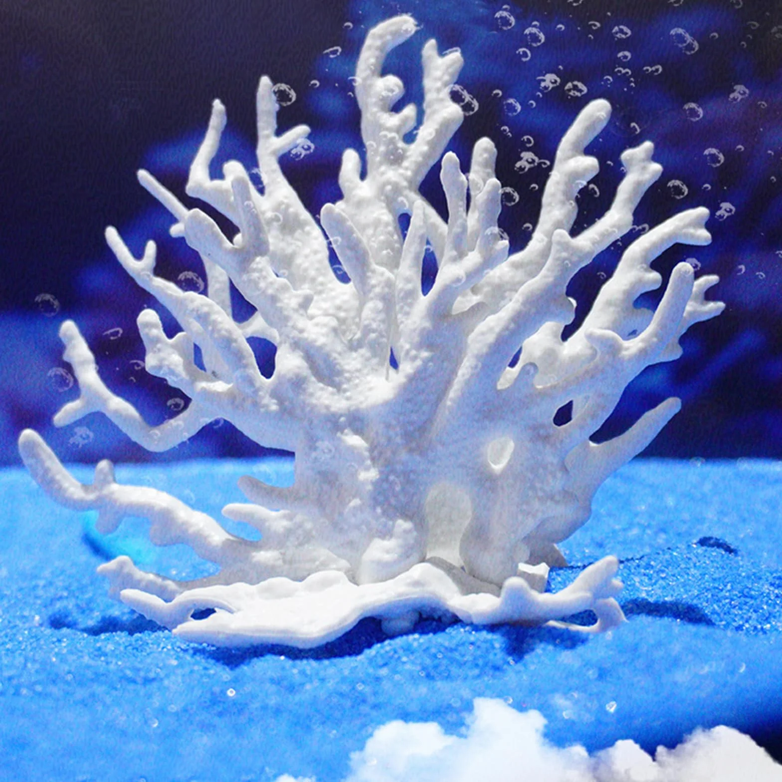 Simulation Corail Decoration Aquarium Poissons Cachette Artificielle Plante pour Animaux de Compagnie