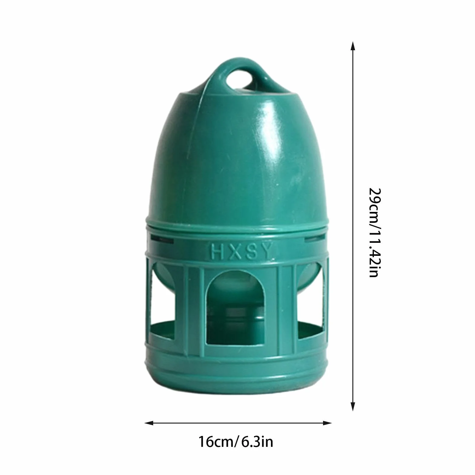 Abreuvoir pour Pigeons et Volailles - Capacité 3/5 L - Distributeur d'Eau avec Poignée de Transport