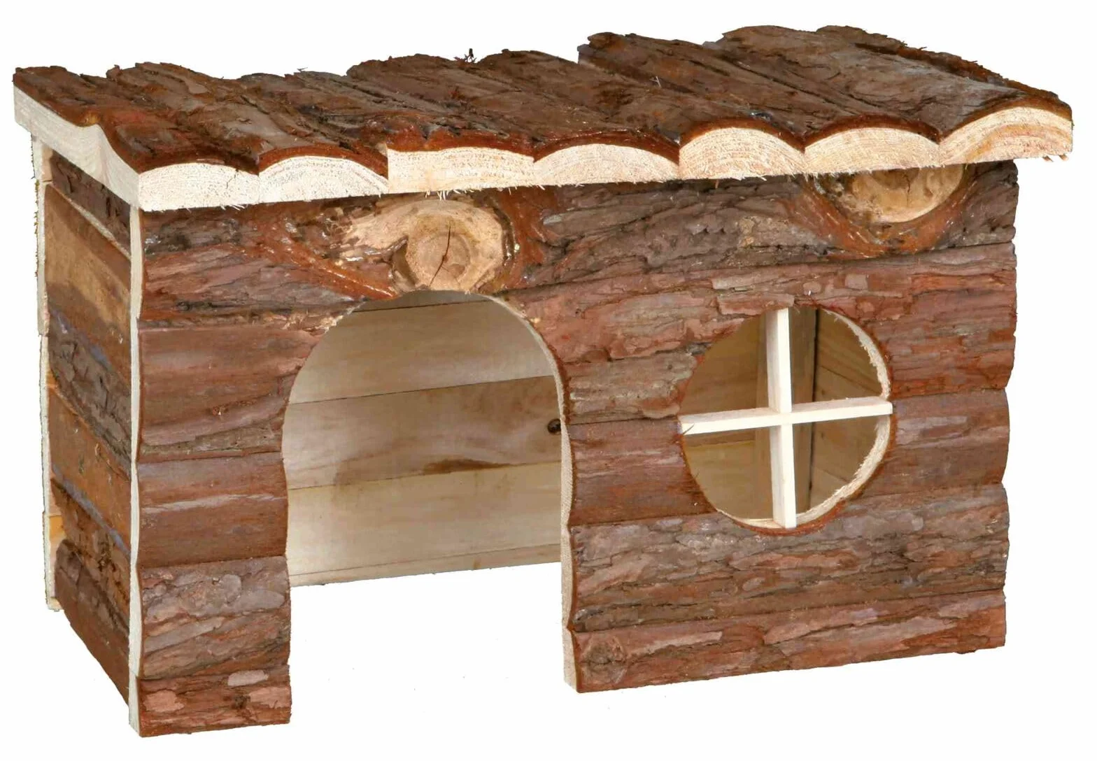 Trixie 62182 Natural Living Jerrik Maison en rondins 28 × 16 × 18 cm