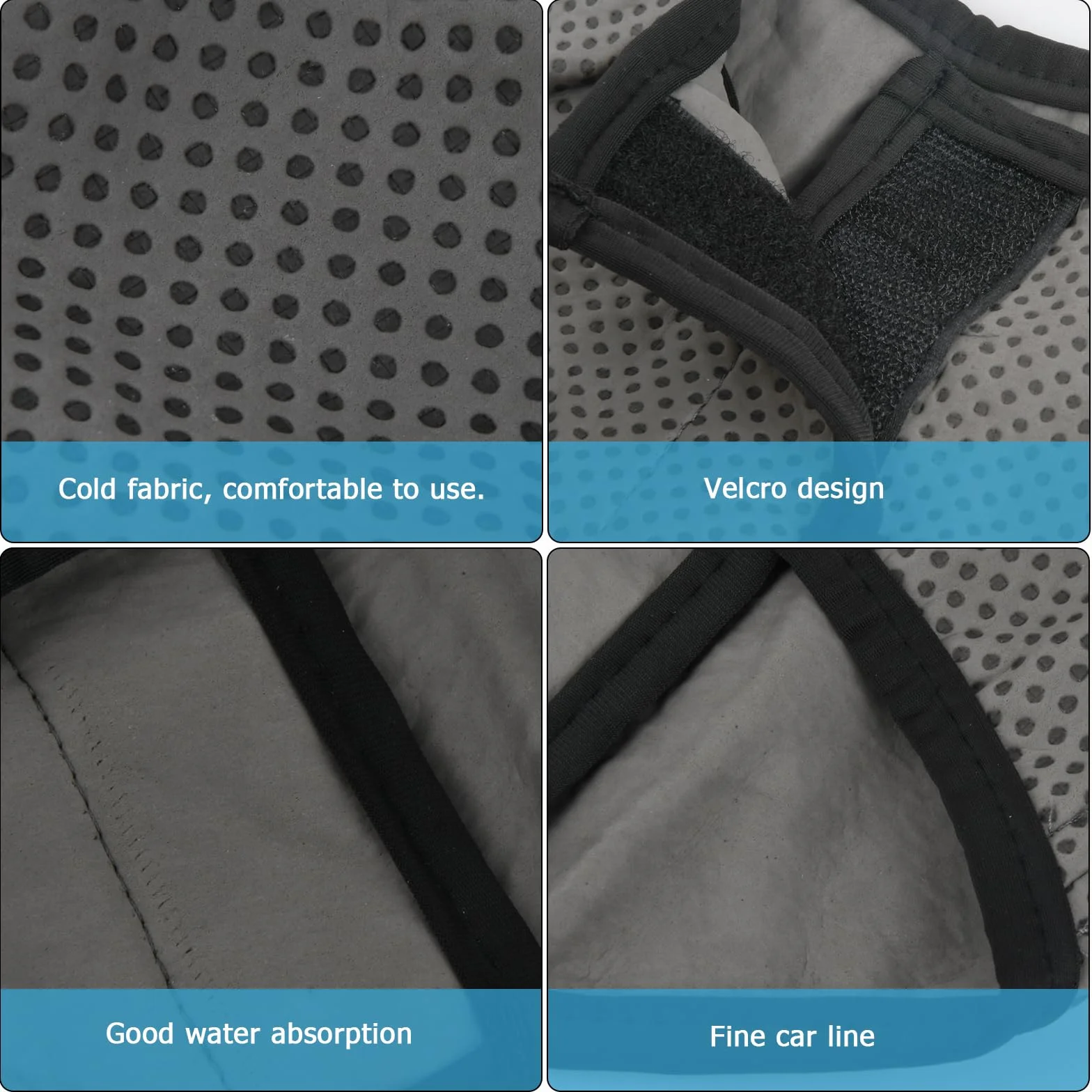 Gilet de Refroidissement Chien Tailles 5 Veste Rafraîchissant Petite Moyenne Grande Taille Été Manteau Cool Confortable Extérieur Camping XL