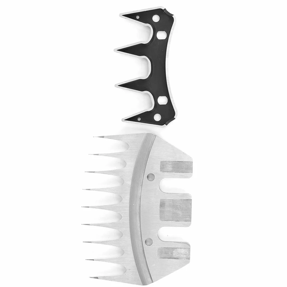 Lame de tondeuse acier inoxydable 9 dents droite remplacement coupeur