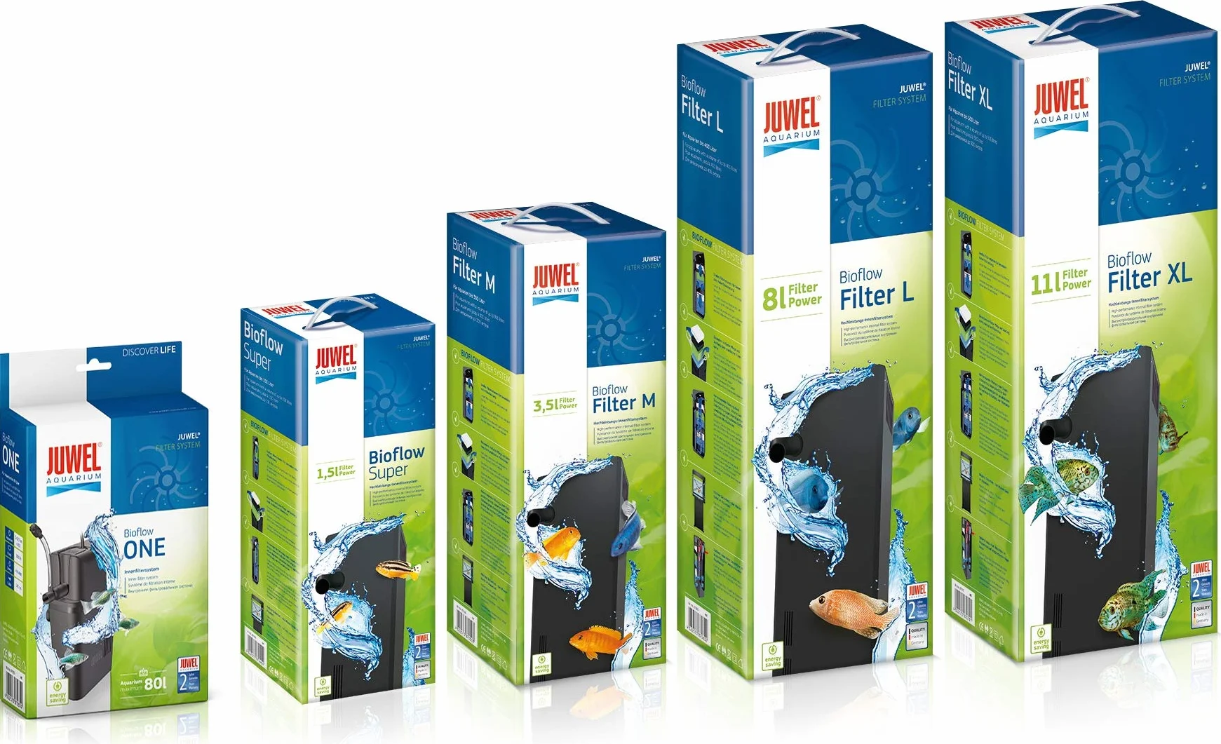Juwel Filtre interne BIOFLOW ONE pour aquarium jusqu'à 80 litres