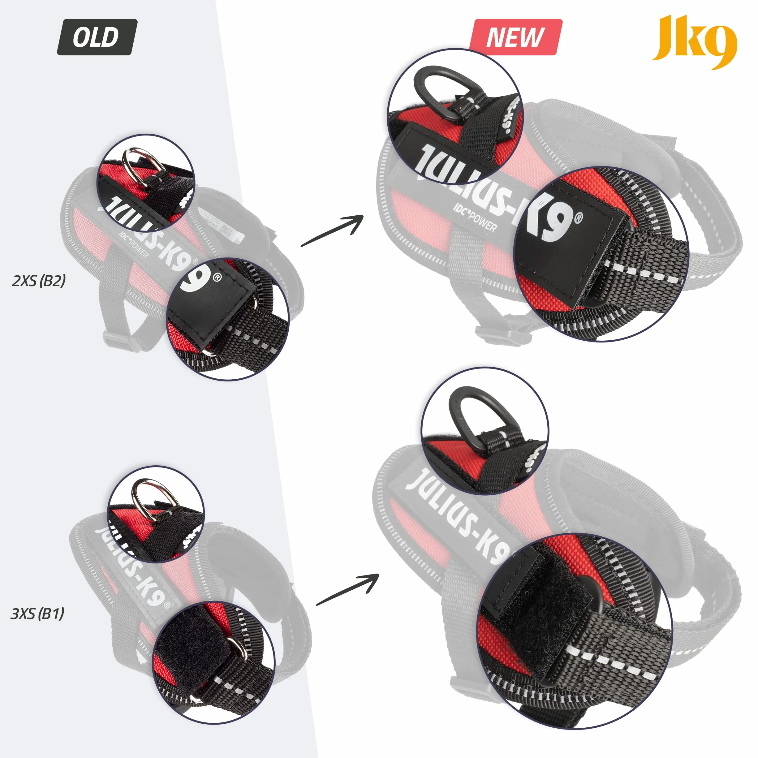 Julius K-9 Harnais IDC Power Taille 2 Noir