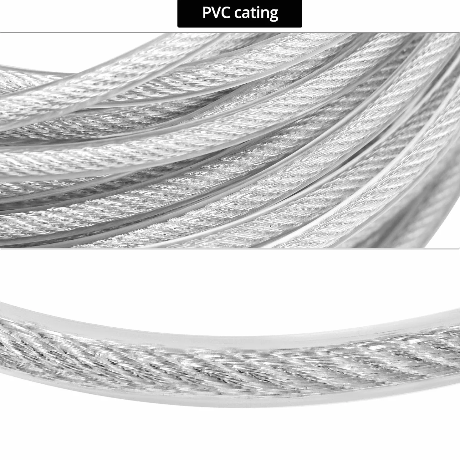 QWORK Longe pour Chien 15m, Laisses Φ5 mm avec Ressort et Crochet, pour Course Camping