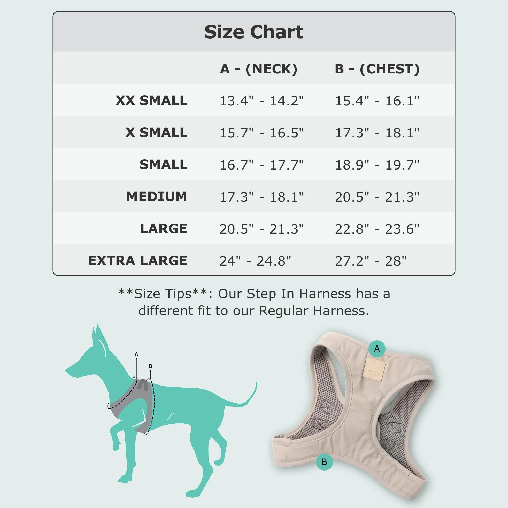 Fuzzyard Life Step in Harnais réglable anti-traction pour chiens de taille XXS | Pas d'étouffement et confortable pour la course quotidienne, la marche et le dressage | Grès, XXS
