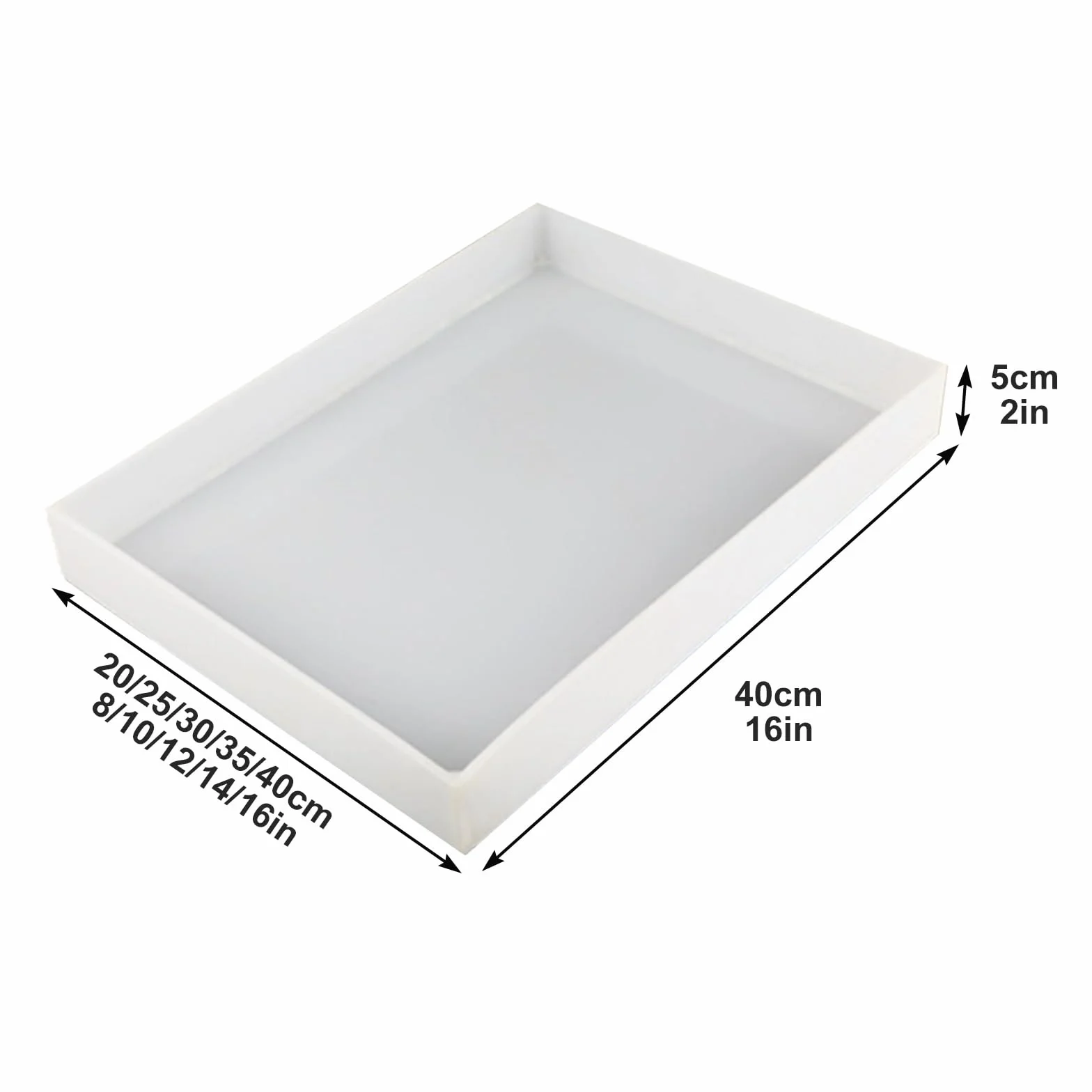 Bac de Récupération d'Huile en Plastique PP Anti-fuite 40x20x5cm Plateau de Remplacement