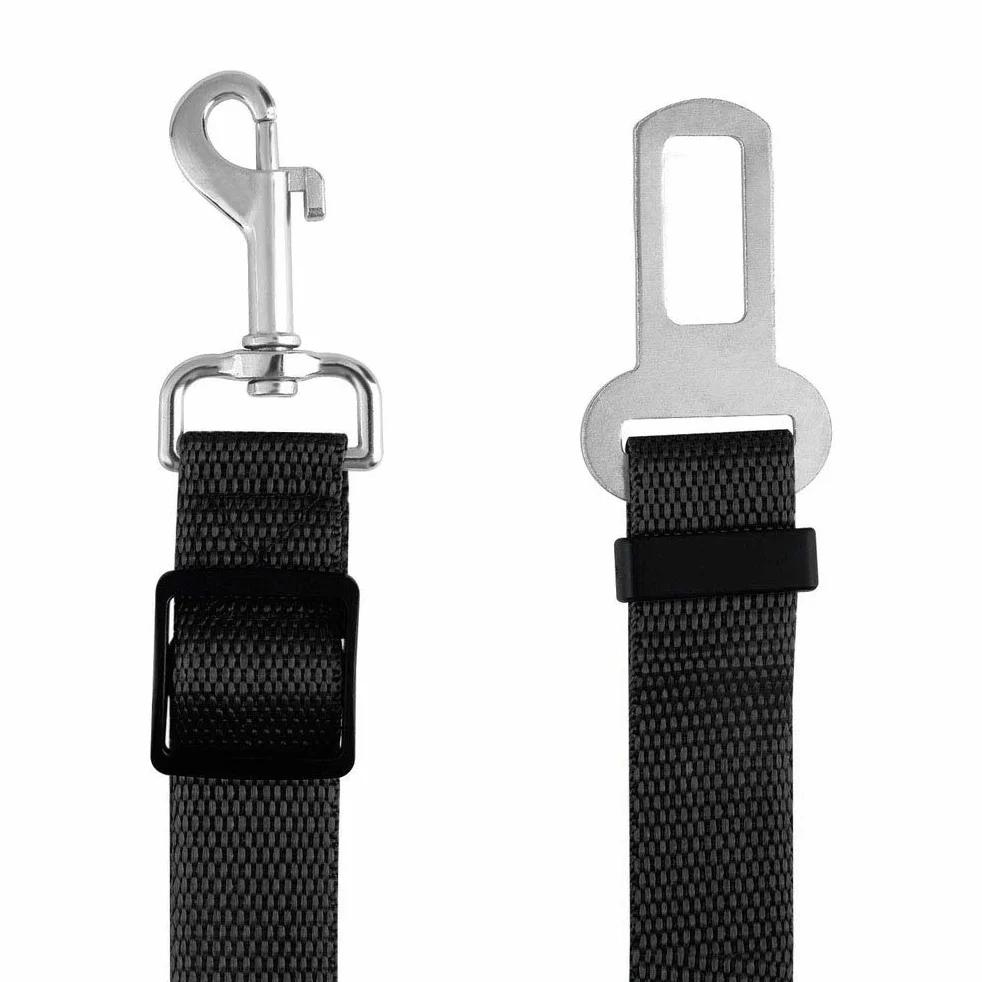 Voiture Ceinture de Securite pour Chien Indéchirable Réglable, 2 Pcs Harnais Voiture Chien Voiture Universel