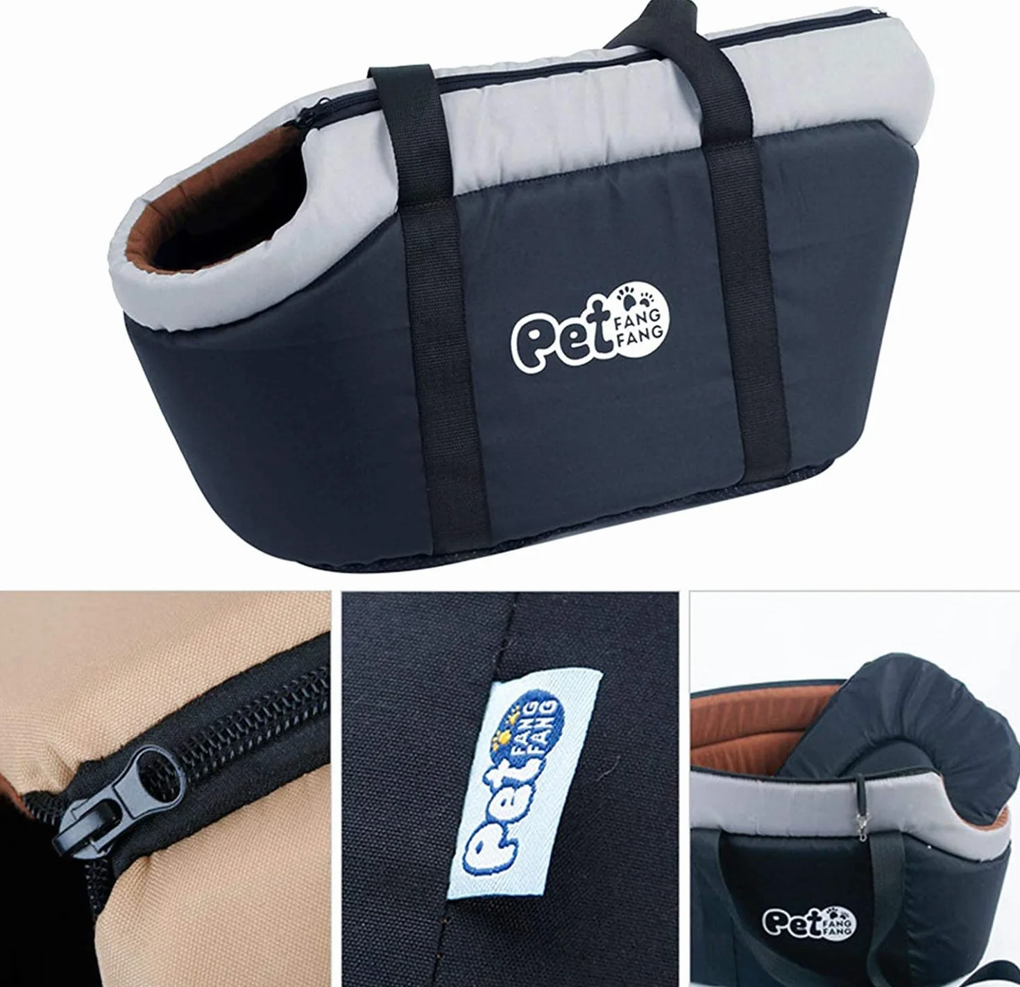 Sac Transport Chien Chat Grande Capacité Voyage Hiver Chaud Sacoche Bandoulière Portable