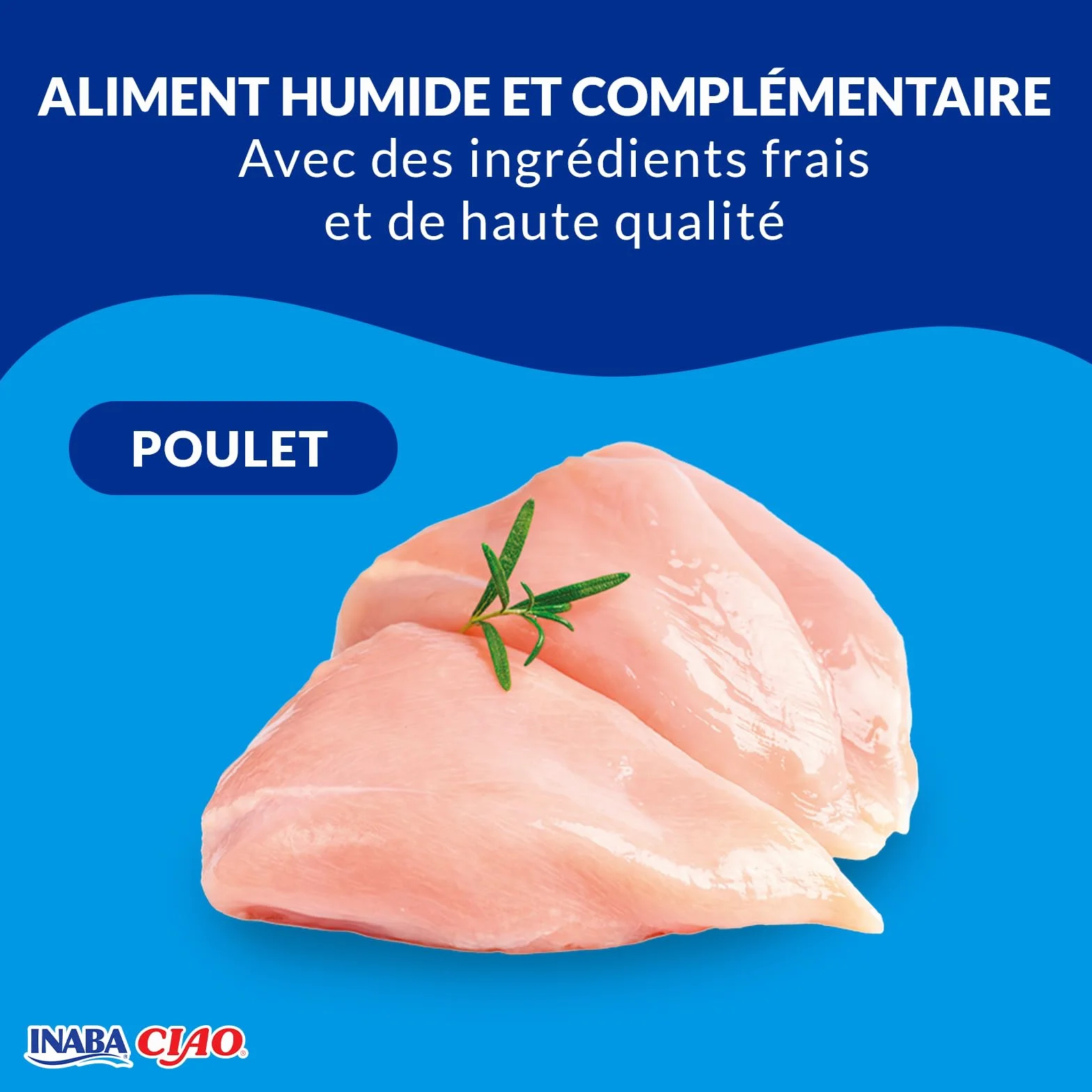 INABA Ciao Broth Poulet Friandise pour Chat Humide Sauce 1 x 40g