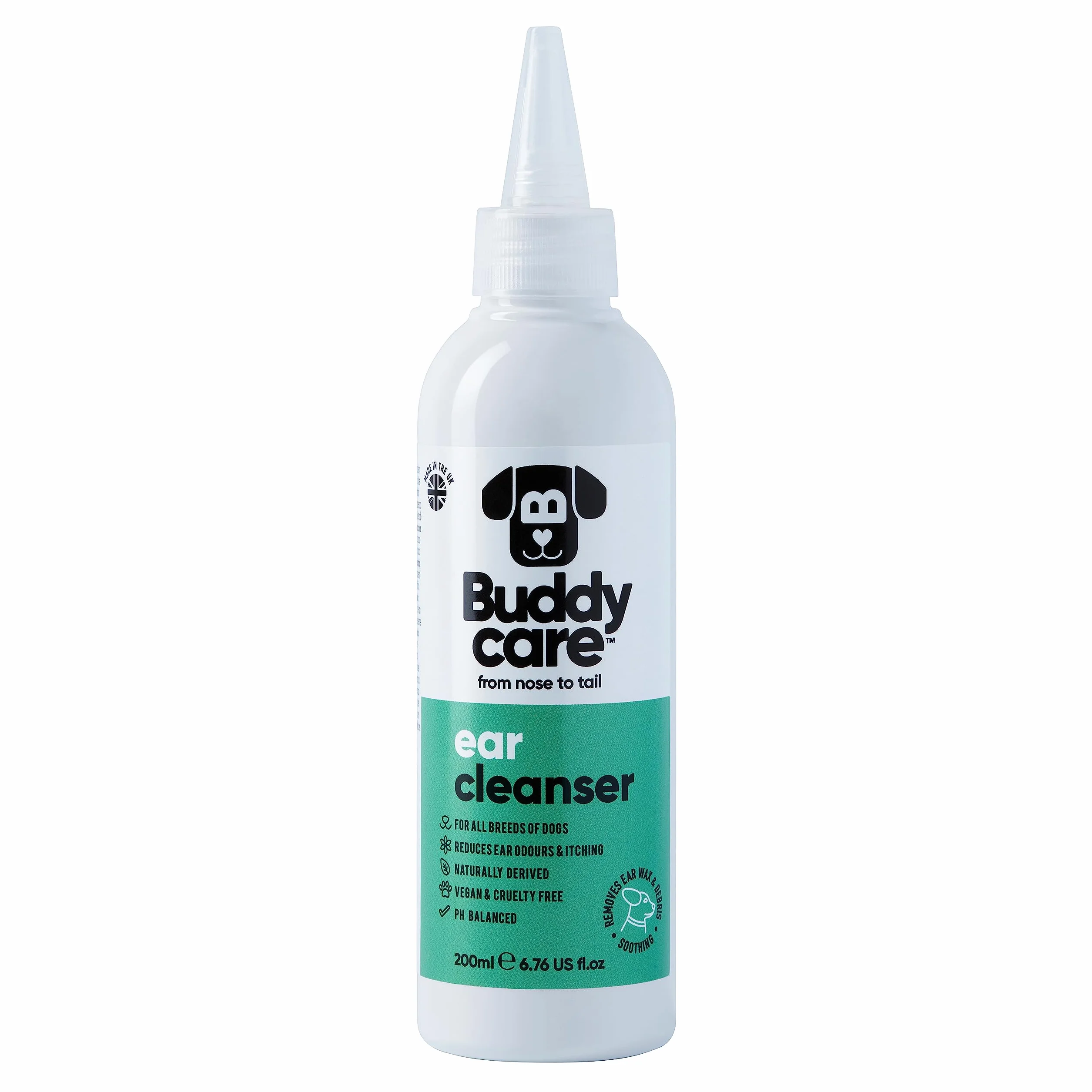 Buddycare Nettoyant pour oreilles de chien 200 ml Aloe Vera