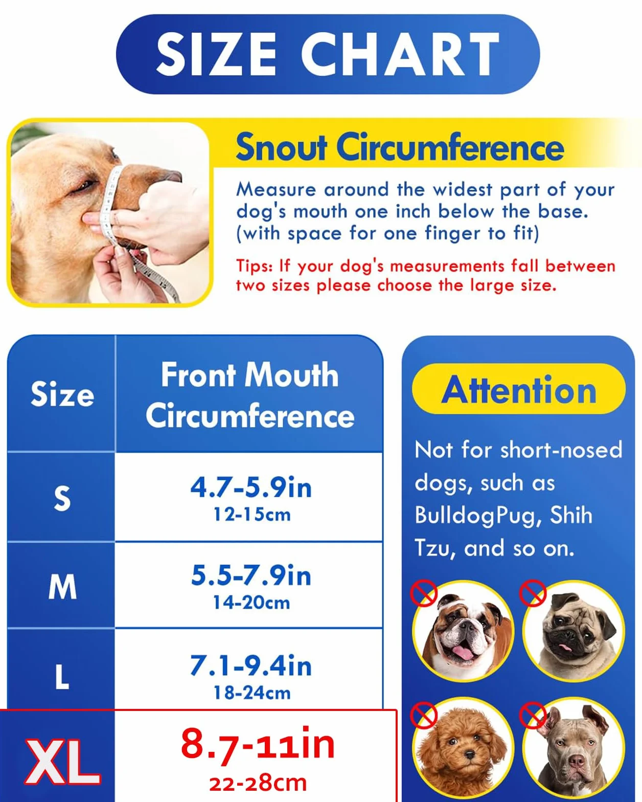 Muselière Chiens, Museliere Anti Aboiement, Espirant Muselière en Réglable pour Chien, Dog Muzzle pour Les Chiens de Taille Grande, Moyenne, XL, Noir