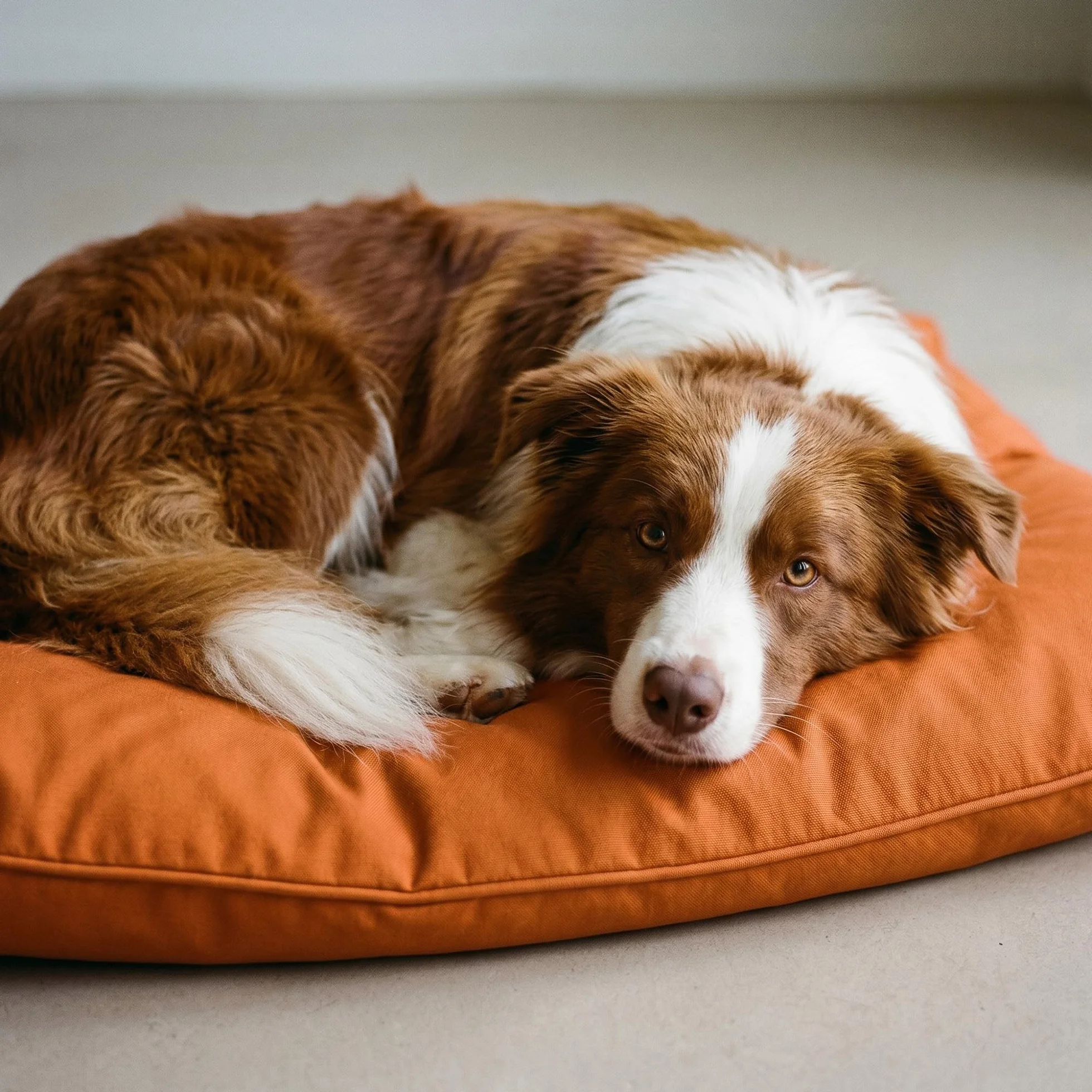 Maxi coussin pour chien 60x100cm Orange