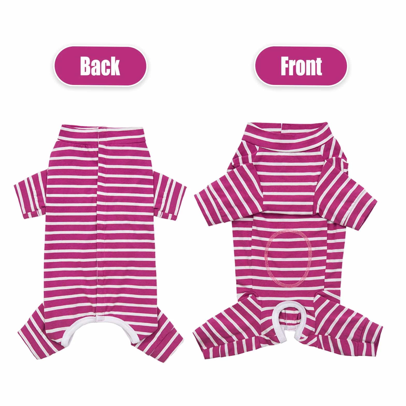 Pyjama Anti-fuite pour Chien à Manches Longues - Protection des Plaies Après Opération - Corps Chirurgical pour Chiot et Castration