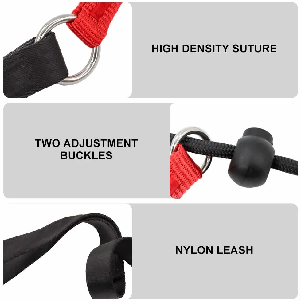 Laisse Dressage Rembourrée Corde,1,4 m Laisse de Contrôle Professionnelle avec 2 Poignées pour Chien Chiots de Petite Taille Moyenne