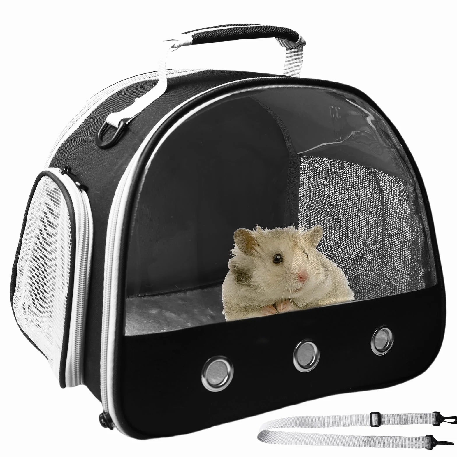 Pliable Sac de Transport pour Hamster 30x25x25 cm Chat Chien Lapin
