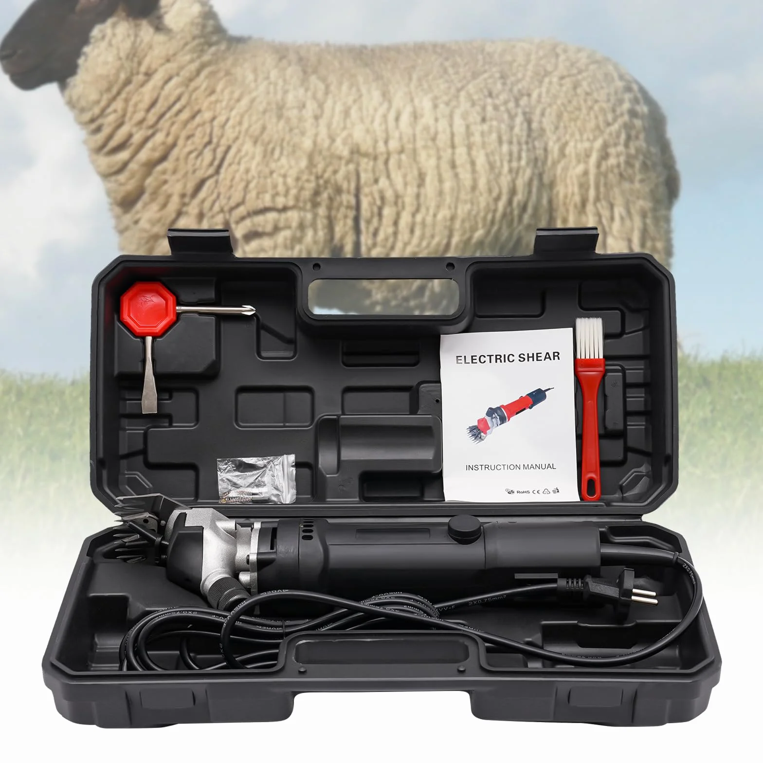 Tondeuse électrique pour moutons 350 W 3600 tr/min 220 V