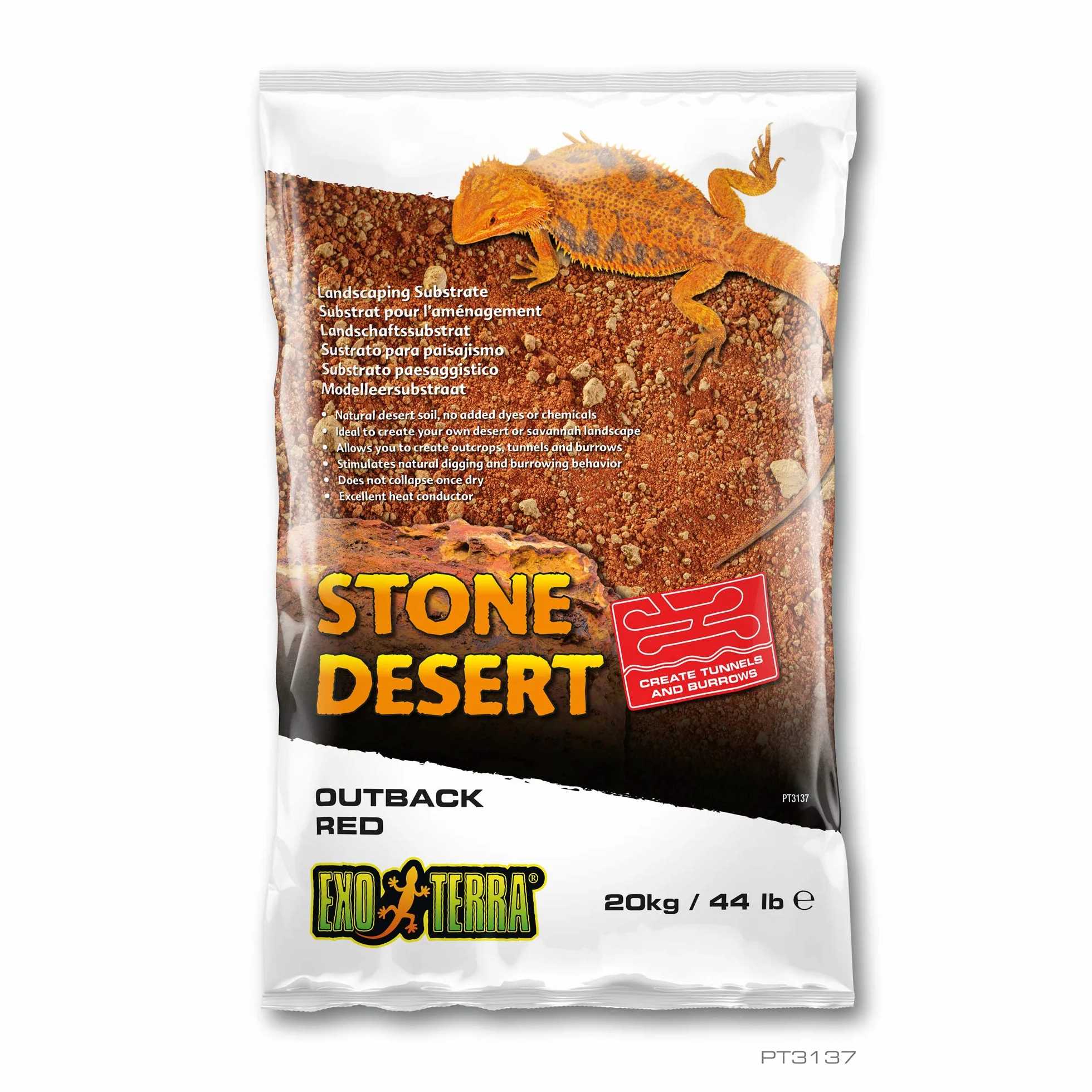 Exo Terra Outback Red Stone Desert Sol 20 kg
