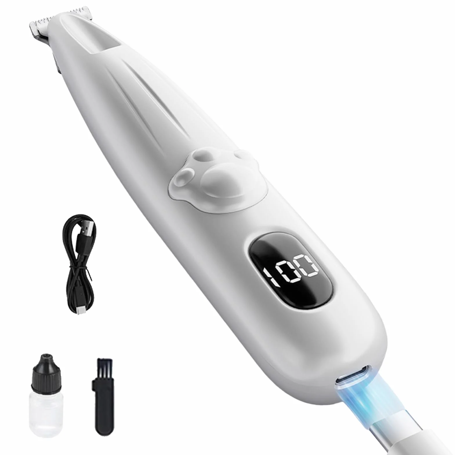 Tondeuse pour Chats et Animaux de Compagnie - Appareil de Toilettage Étanche Rechargeable