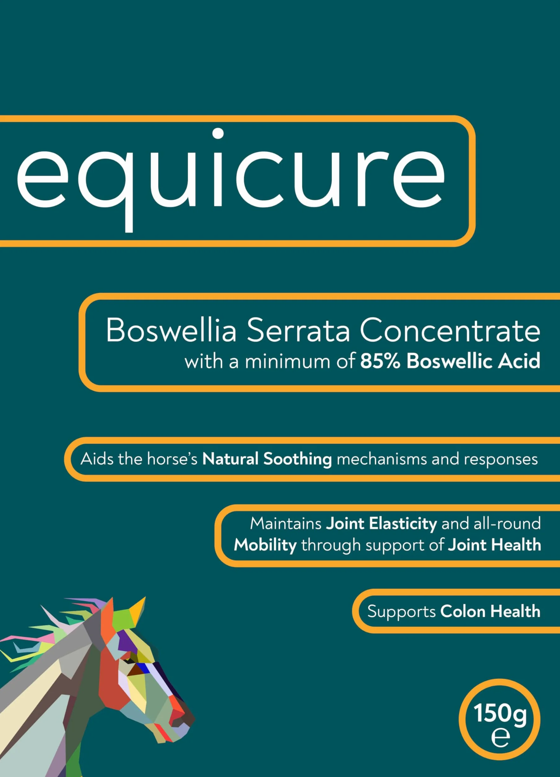Boswellia Serrata Poudre concentrée cheval poney recharge 150 g