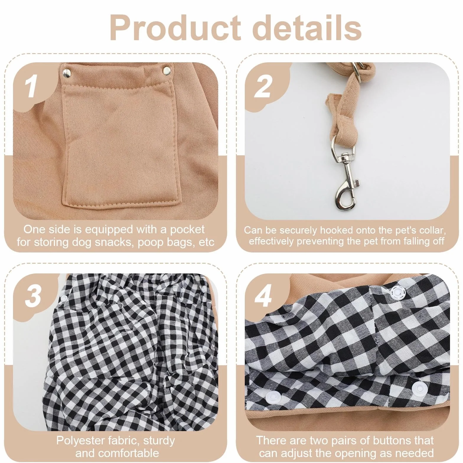 Sac de Transport Chat Kaki 6 kg pour Promenades et Randonnée