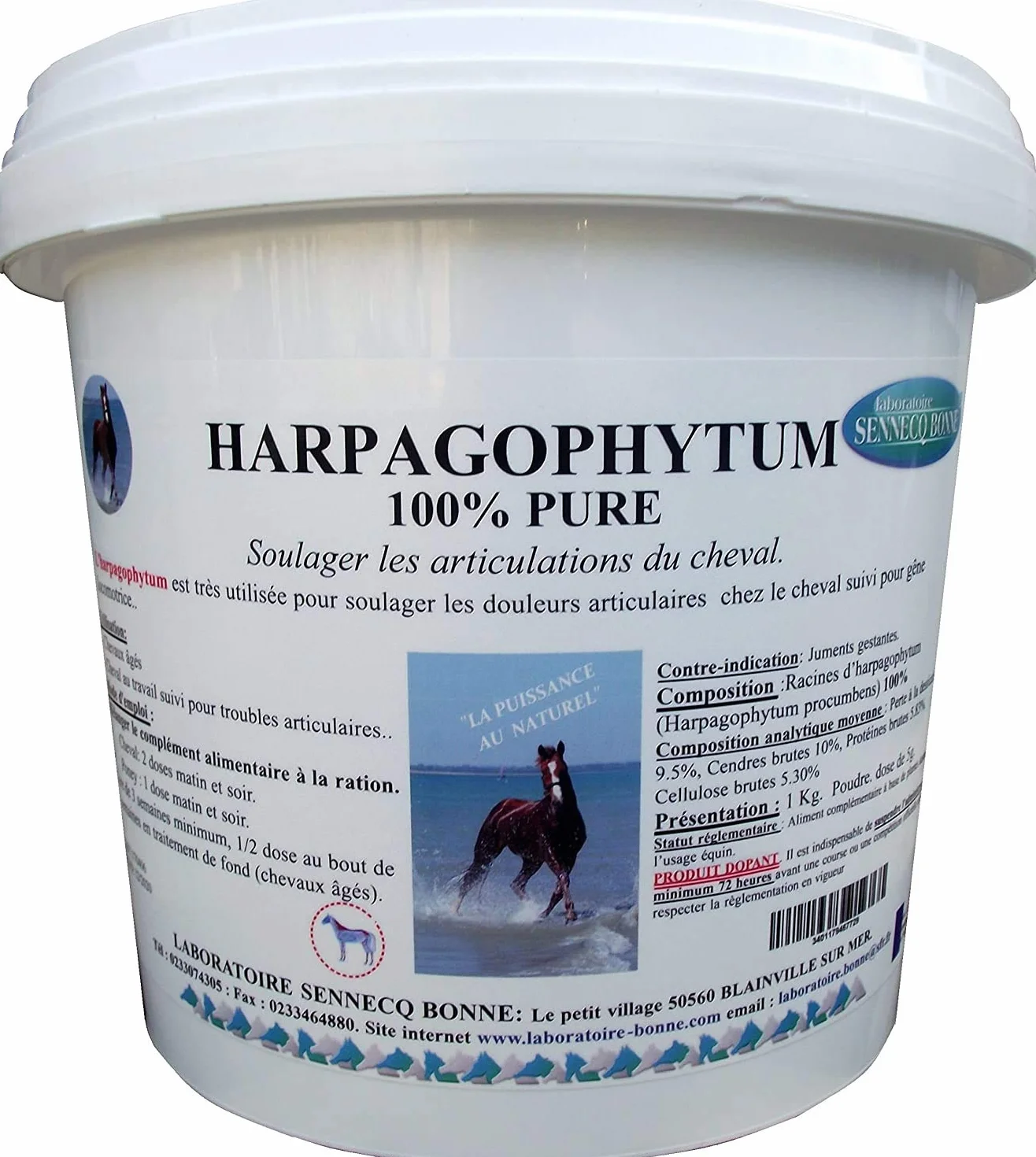 Harpagophytum Cheval Poudre Orale 1kg