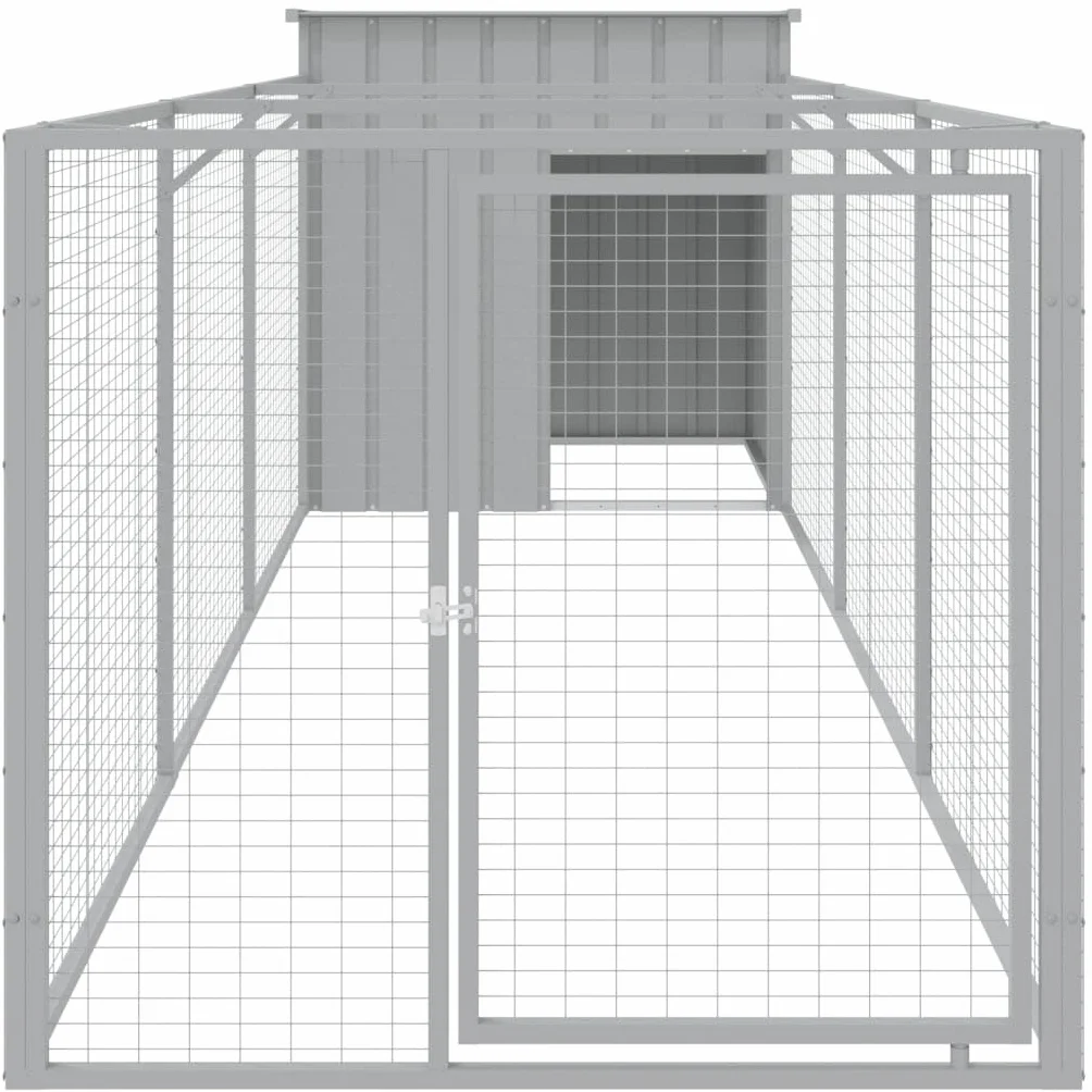 Niche pour chien gris clair 110x405x110 cm