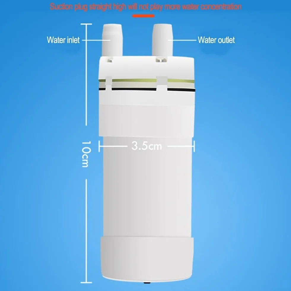 Mini pompe à eau électrique 5 V 2 A auto-amorçante USB 6 mm débit 4 L/min 5 mètres