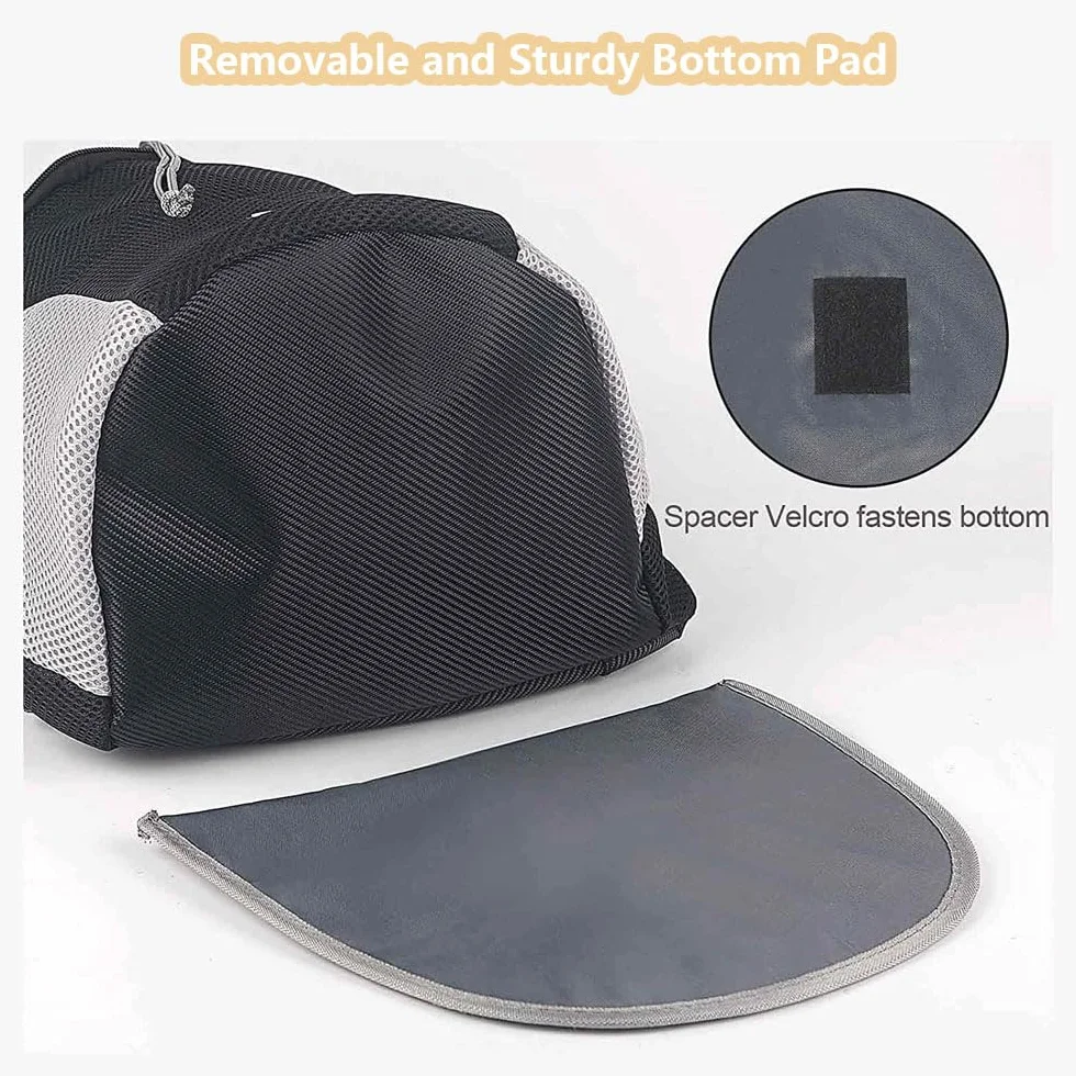 Sac à Dos Chien Porte Chien Ventral 7,5 kg Transport pour Chiens et Chats Pliable Ajustable Respirante