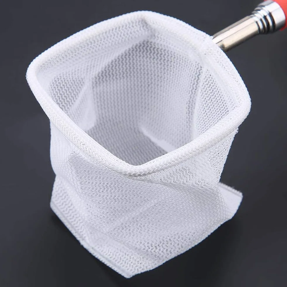 Petit filet télescopique pour poissons d'aquarium 18-53 cm Betta rouge