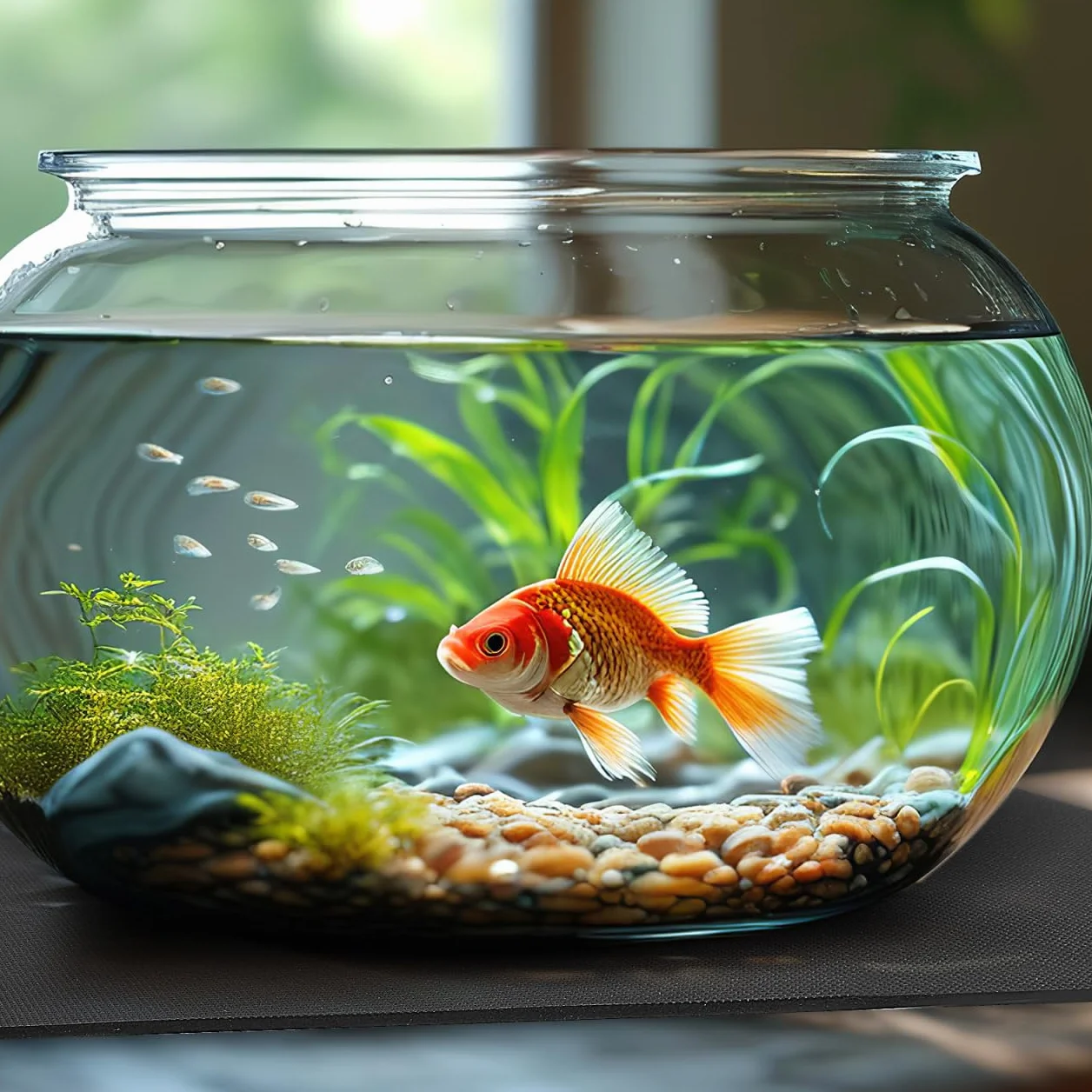 Homoyoyo Tapis d'aquarium antidérapant 120 x 50 cm Matériau Durable Protection et Stabilité