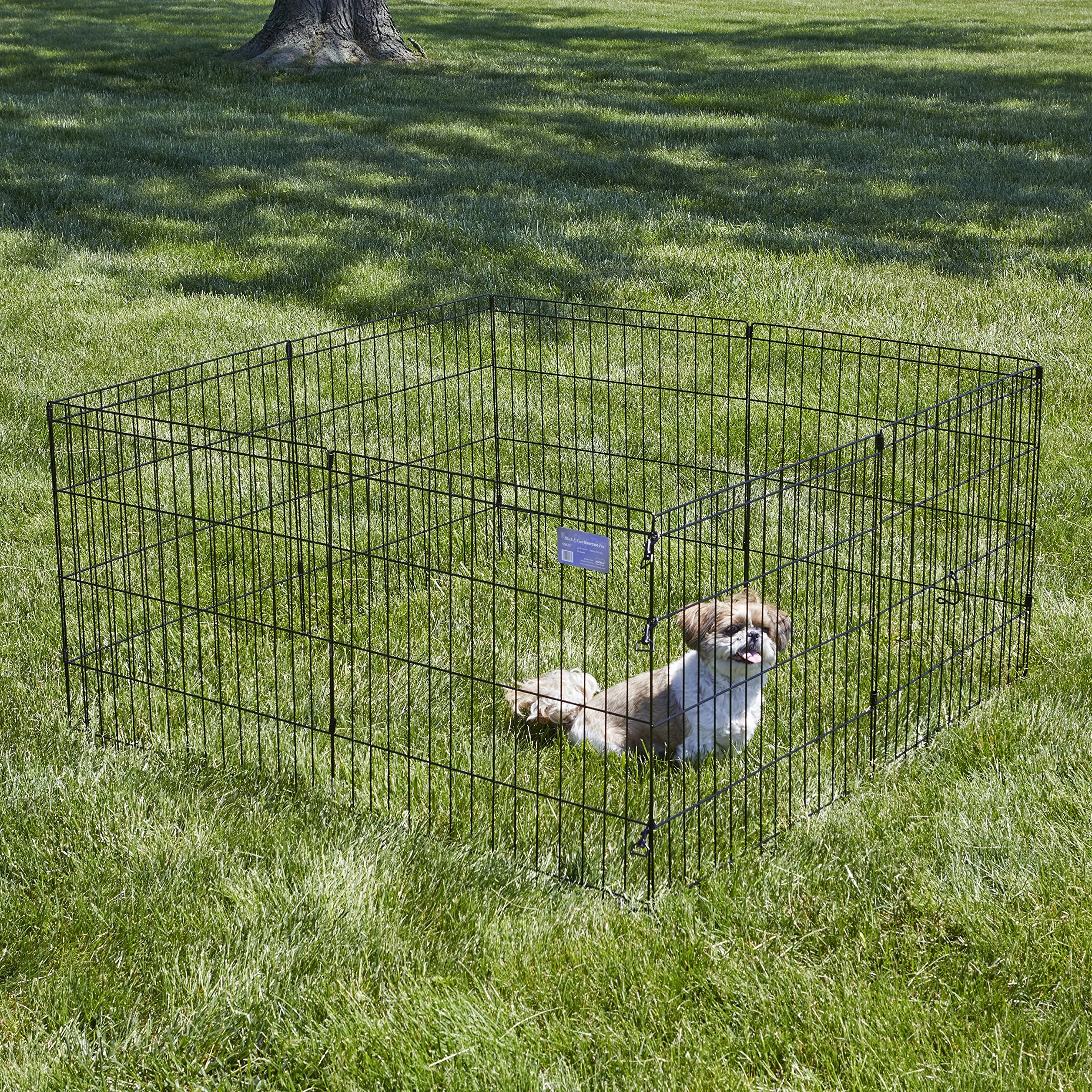 MidWest Homes for Pets Cage d'exercice Parc pour Chien 550-24 60,96 cm x 60,96 cm Noir