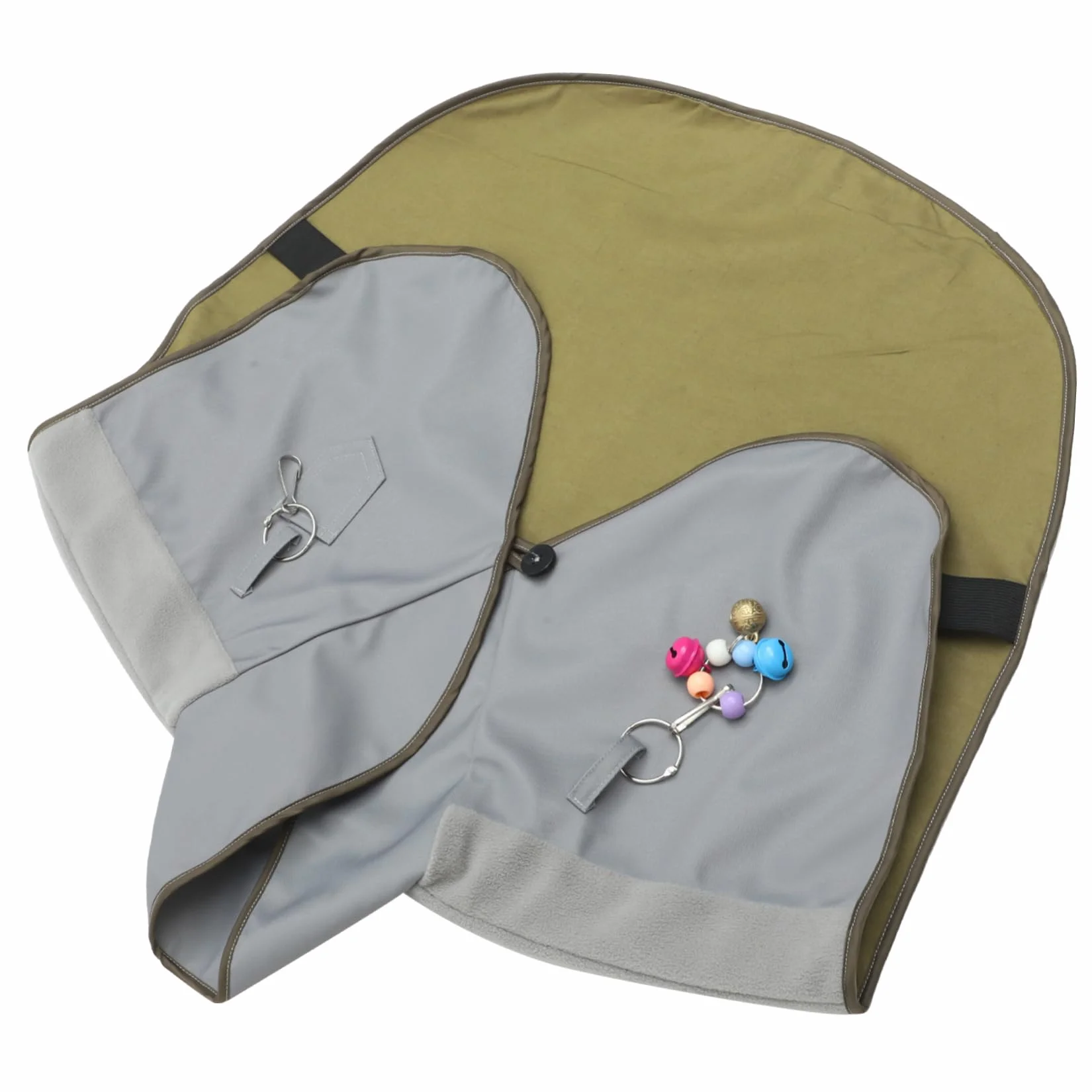 Protection Épaule Oiseaux Coton Lin Imperméable Réutilisable pour Perroquet