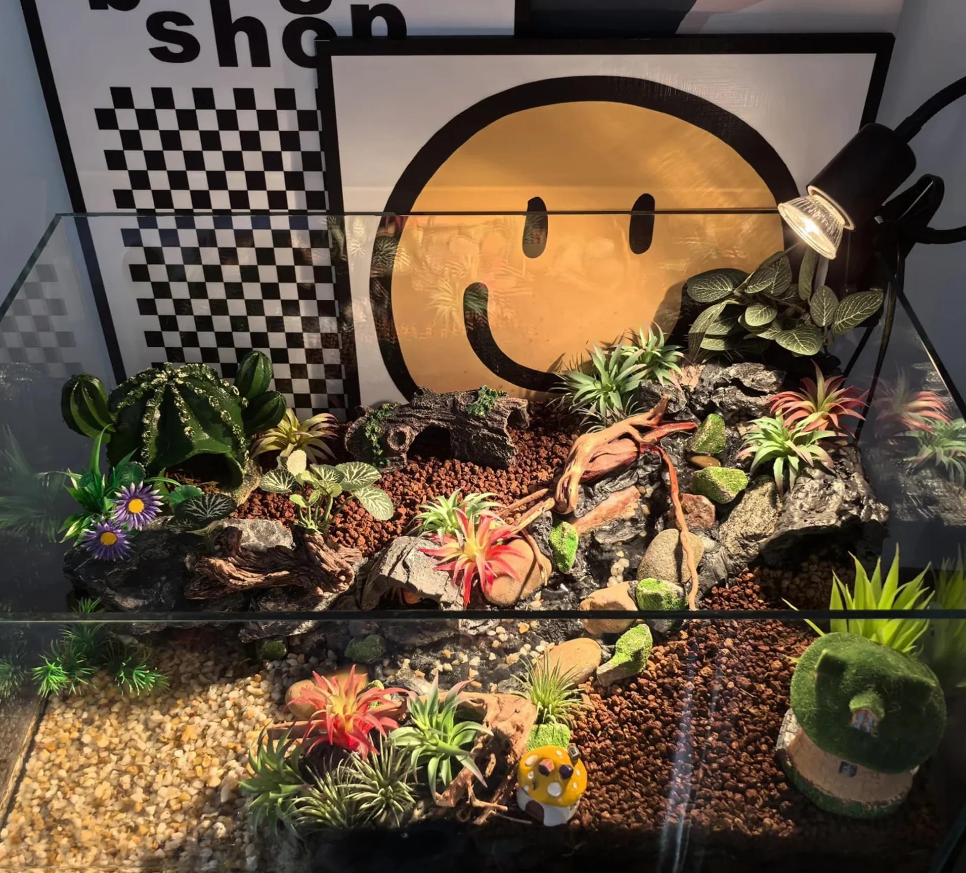 Plantes Artificielles en Soie pour Aquarium - Herbe Aquatique Décoration Premier Plan (3 Herbes Vertes)